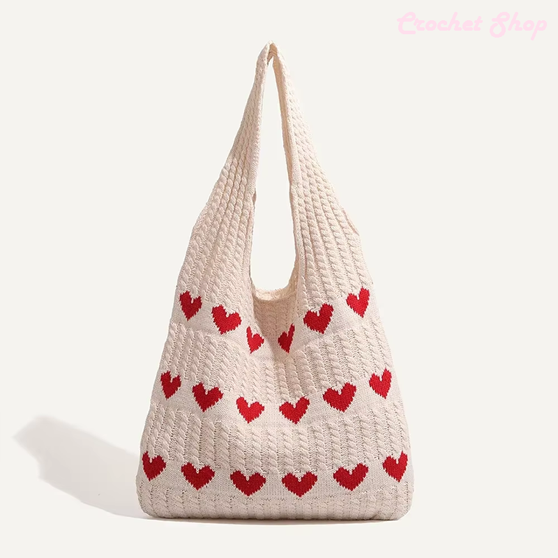 Handbag "hearts"